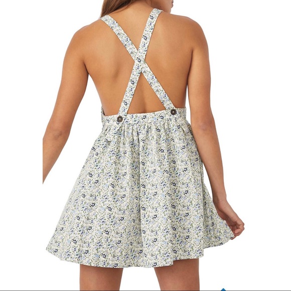 NWT Free People Cotton Petunia Mini Dress - Picture 3 of 3